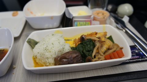 Business class ご飯