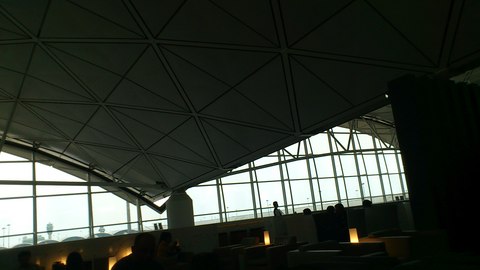Cathay Pacific Business Class Lounge - Wing